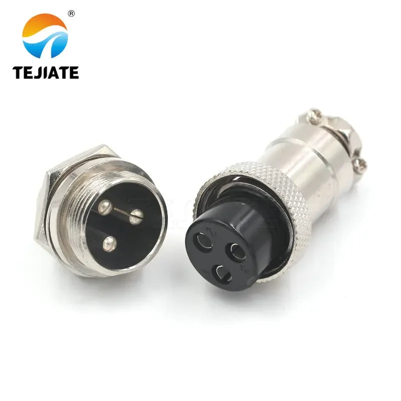 20mm Aviation Plug Connector and Socket GX20 2/3/4/5/6/7/8/9/10/12 core