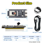 1-3PCS Keyestudio N16R8 ESP32-S3 CAM Board with OV3660 Camera+Type C USB Cable for Arduino ESP32 Programming DIY Projects