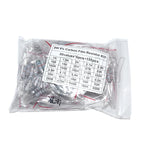 150PCS 300PCS Resistor Kit 1W 2W 3W 5W 5% 30Kinds X 10PCS Carbon Film Resistance 0.1-750 ohm Set 1k-820K 30Kinds X 5PCS