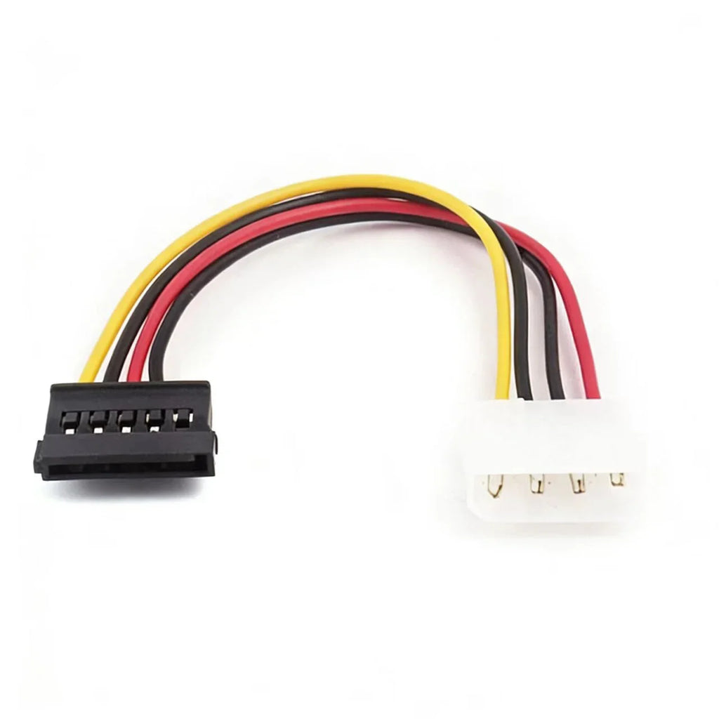Molex to SATA Power Cable, 4-Pin IDE to 15-Pin SATA Power Adapter for HDD, SSD, CD/DVD Drives