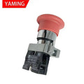 10A 22mm Mushroom Red Round Head Power Emergency Stop Push Button Switch 1NC Normally Close XB2-BS542