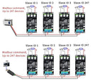 PT100 Platinum Thermal Resistance RTD Thermocouple Temperature Sensor Transmitter RS485 MODUBS RTU Module DC8-25V 8-13MA