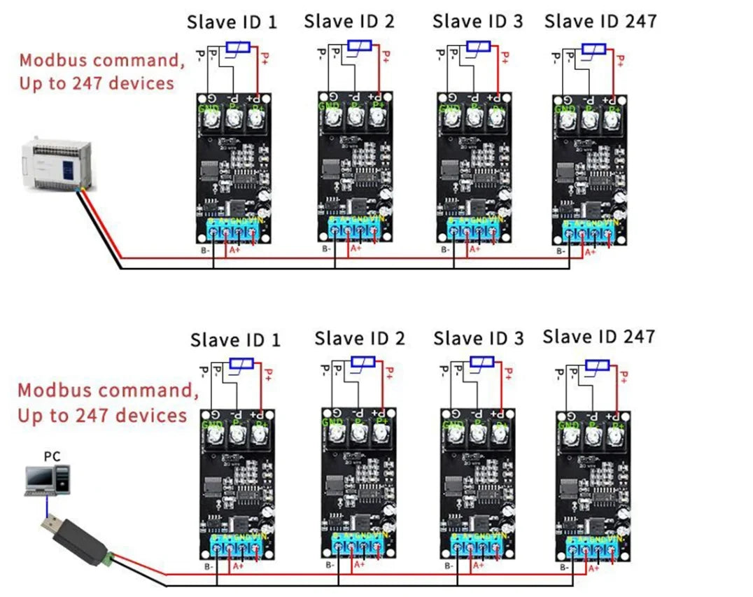 PT100 Platinum Thermal Resistance RTD Thermocouple Temperature Sensor Transmitter RS485 MODUBS RTU Module DC8-25V 8-13MA