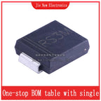 50PCS/LOT SMC DO-214AB ES5A ES5A ES5J ES3J RS5M  RS3M ES5D ES3D ES5G ES3G 3A 5A 200V 400V 600V 1000V 1KV SMD Fast Recovery Diode