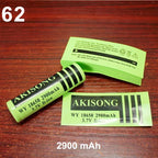 100pcs/lot 18650 Lithium Battery Heat Shrinkable Film PVC Heat Shrinkable Skin Battery Packaging Skin Insulation Sleeve