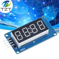 TM1637 LED Display Module For Arduino 7 Segment 4 Bits 0.36 Inch Clock RED Anode Digital Tube Four Serial Driver Board Pack