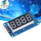 TM1637 LED Display Module For Arduino 7 Segment 4 Bits 0.36 Inch Clock RED Anode Digital Tube Four Serial Driver Board Pack