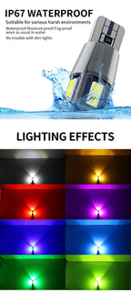 2PCS/10PCS T10 W5W 168 192 LED CANBUS No Error 3030 10SMD High Quality Car Tail Marker Parking Interior Auto Lamp 12V White Red