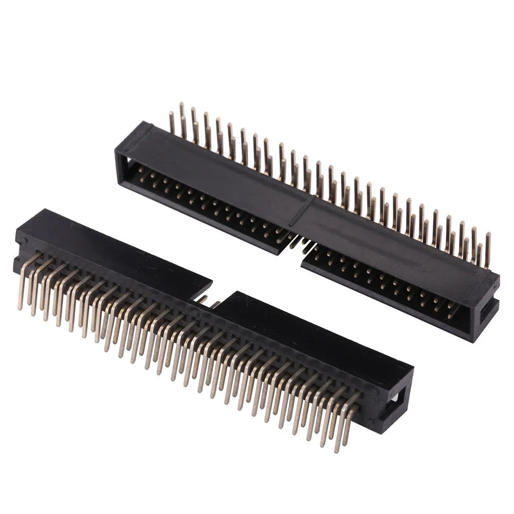 FC 6/8/10/12/14/16/18/20/24/26/30/34/40/50/60/64Pin 2.54mm Pitch Female IDC Socket Connector Ribbon Cable DC3 Header Male Socket