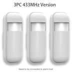 PGST Tuya ZigBee 433MHz Smart Life Home Security Protection PIR Infrared Motion Sensor Detector For House Alarm Security System