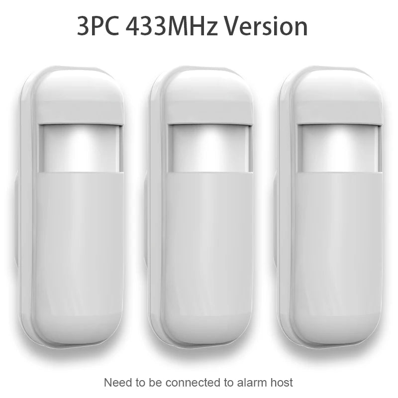 PGST Tuya ZigBee 433MHz Smart Life Home Security Protection PIR Infrared Motion Sensor Detector For House Alarm Security System