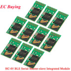 10Pcs/1pc HC-05 Bluetooth-compatible CSR Master-slave Integration Ble to Serial Board Module HC05 Data Transparent Transmission