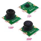 Raspberry Pi 5 8MP Camera IMX219 Sensor 77° 130° 200° FOV Fisheye MINI CSI Interface with 15cm FFC for RPI 5 Pi5