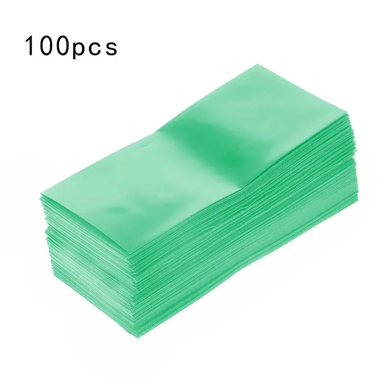 100 Pieces/set 18650 Lithium Battery Package Sleeve Shrink Sleeve Battery Cover PVC Sheath Heat Shrinkable Film Accs
