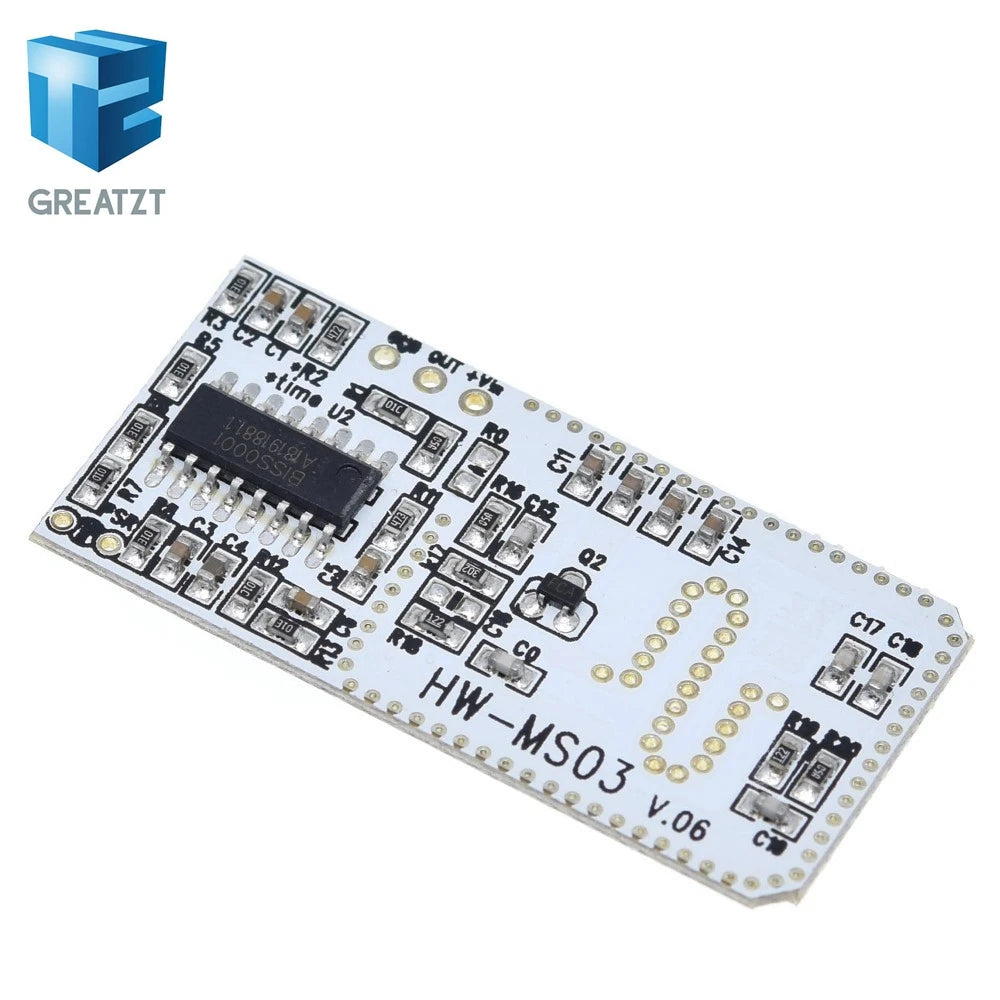 High Performance Motion Sensor Module Radar Motion Sensor HW-MS03 2.4GHz to 5.8GHz Microwave Radar Sensor Module for Arduino