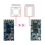 5pcs/1pc HC-12 SI4463 433Mhz Wifi Wireless Serial Port Module HC12 1KM 1000m 433MHz Receiving Transmitting Board TSSOP/QFN