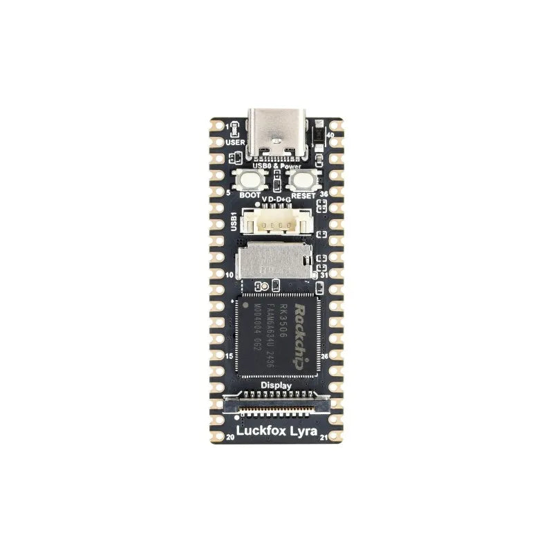 Luckfox Lyra RK3506G2 Linux Micro Development Board, Integrates Tripe-core ARM Cortex-A7 and ARM Cortex-M0 Processors