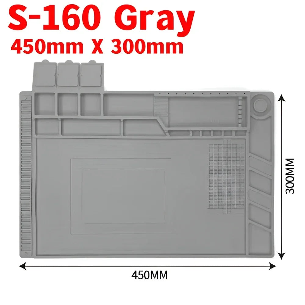 ESD Heat Resistant 932℉ Soldering Mat Job Tools Computer Phone Repair Kit Working Repair Pad Heatresistant Maintenance Platform