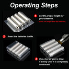 Width 17mm ~ 200mm Clear PVC Heat Shrink Tube 18650 Battery Wrap Battery Pack Insulated Cable Protector Sleeve Lithium Film Case