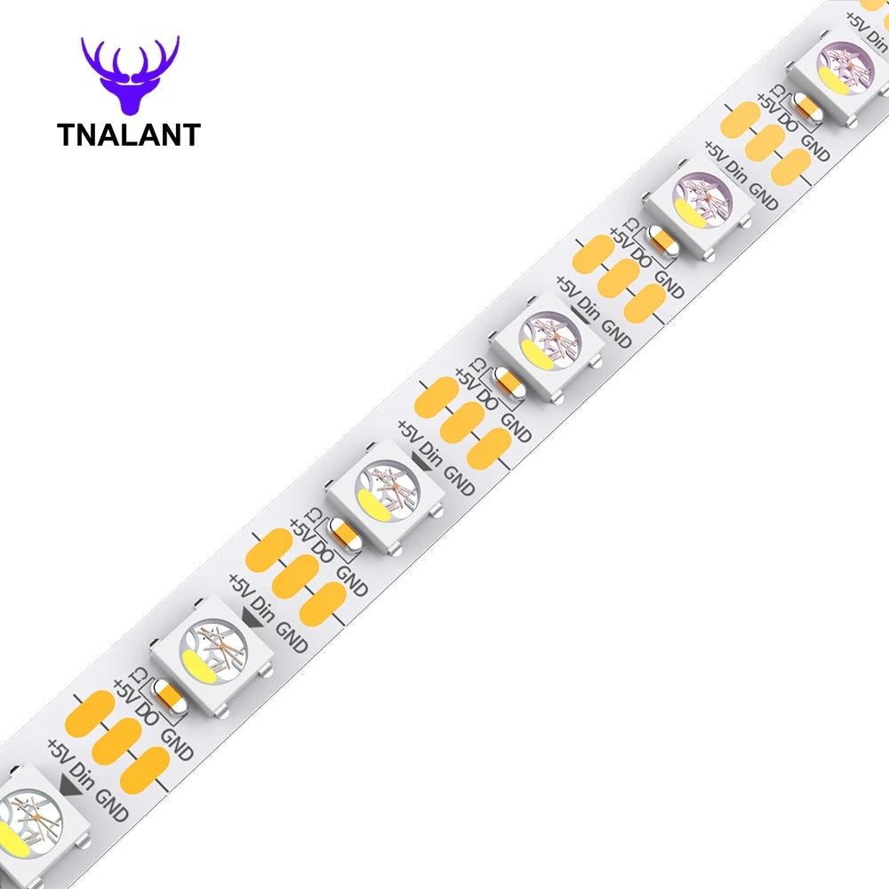 DC5V SK6812 RGBW 4 in 1 Led Strip Similar WS2812B RGBWW Individual Addressable Led Strip 30 60 144Leds/m IP30 65 67