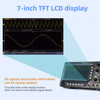 Owon SDS210S 2CH 100-200MHz 1GS/s 14Bit 25MHz FFT Scope Digital Oscilloscope  with Signal Generator Function