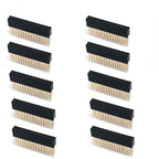 10PCS 2.54mm Pitch Straight Pin Header Male Connector 1x6/1x8/1x10/1x15/1x20/1x40 2x6/2x8/2x10/2x20 Single/Double Row PC