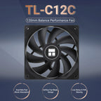 Thermalright 120mm Case Fan TL-C12C EXTREM/C12CW-S/C12C-S/C12CW/C12C CPU Cooling Fan ARGB 120mm High Performance Fan