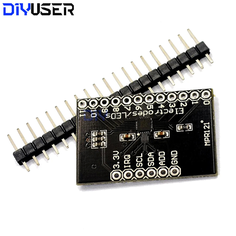 MPR121 Capacitive Touch Sensor Module 12 Key I2C Interface for Raspberry Pi ESP32 DIY Keyboard Control Panel