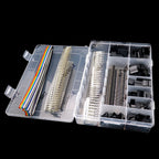 1550PCS/Set 2.54mm Dupont Connector Kit PCB Headers Electronics Cable Jumper Wire Pin Header Housing Male Female Pins