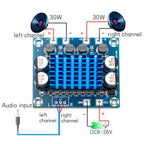 DC 8-26V  High-definition Digital Audio Amplifier XH-A232 30W+30W 2.0 Channel TPA3110 Digital Stereo Audio Amplifier Board
