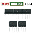 5PCS GBJ2510 25A 1000V Bridge Rectifier ASEMI
