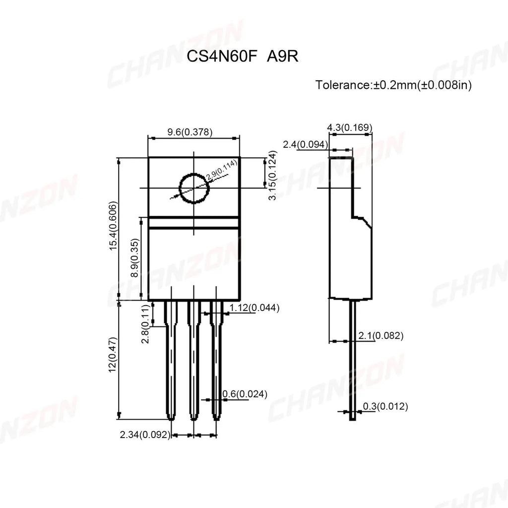 10pcs 10N65 TO-220F N-Channel Mosfet Bipolar Junction Transistor BJT SIC Mos Fets Triode Tube 10A 650V Integrated Circuits