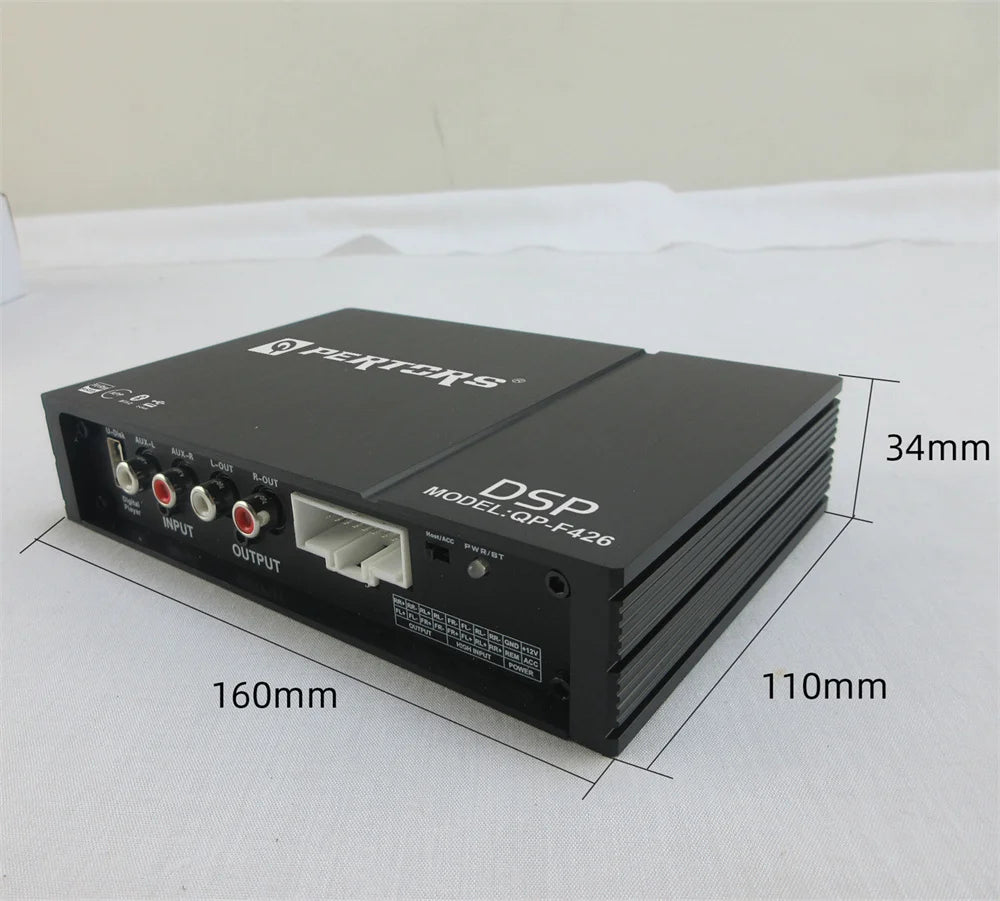 Car Audio Modified DSP Android Before After Tuning The Sound Field High Bass Full-frequency Adjustment Processor with Bluetooth