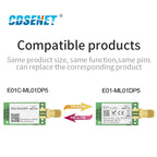 5pcs SPI Module 100mW 20dBm E01C-ML01DP5 Si24R1 2.4GHz PA LNA Rf CDSENET 2.5km Long Range Wireless Transmitter Receiver NRF24L01
