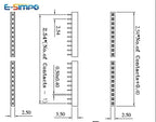100pcs 2.54mm PH3.5 Single Row Low Short Profile Straight 1x2/3/4/5/8/10P Rohs Goldplate PCB Female Pin Header Socket Connector