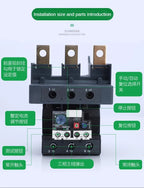 Schneider Electric Thermal Overload Relay Lrd4365/Lrd4367/Lrd4369 Applicable to Contactor LC1D80-104A /95-120A /110-140A