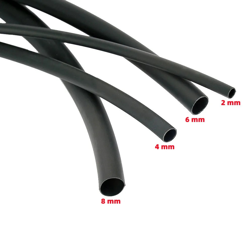 1Meter 4:1 Heat Shrink Tube With Glue Thermoretractile Heat Shrinkable Tubing Dual Wall Heat Shrink Tubing 2 4 8 16 24 40 52 120