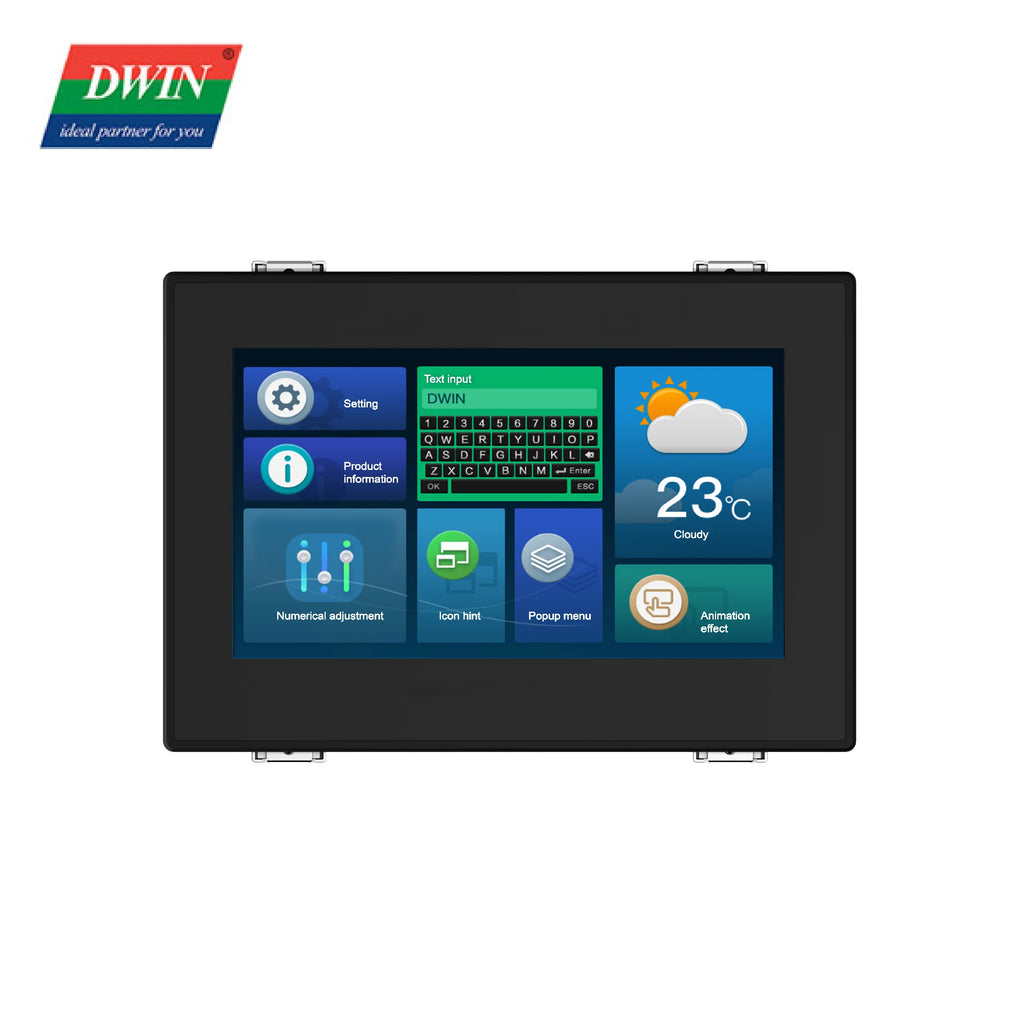 DWIN 4.3/7.0/10.1 DGUS2 Commercial Grade  HMI LCD Display Resistive Touch Screen With Shell Connect With PLC/Arduino/STM32