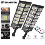 LED Super Bright Outdoor Solar Powered Lamp Waterproof Motion Sensor Human Induction Solar Garden Light Yard Garage Light
