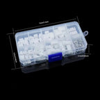 230PCS XH2.54 2/3/4/5p Housing+Straight Pin+Terminal 2.54mm Male And Female Housing Kit Pin Connector Terminal Connector Kit