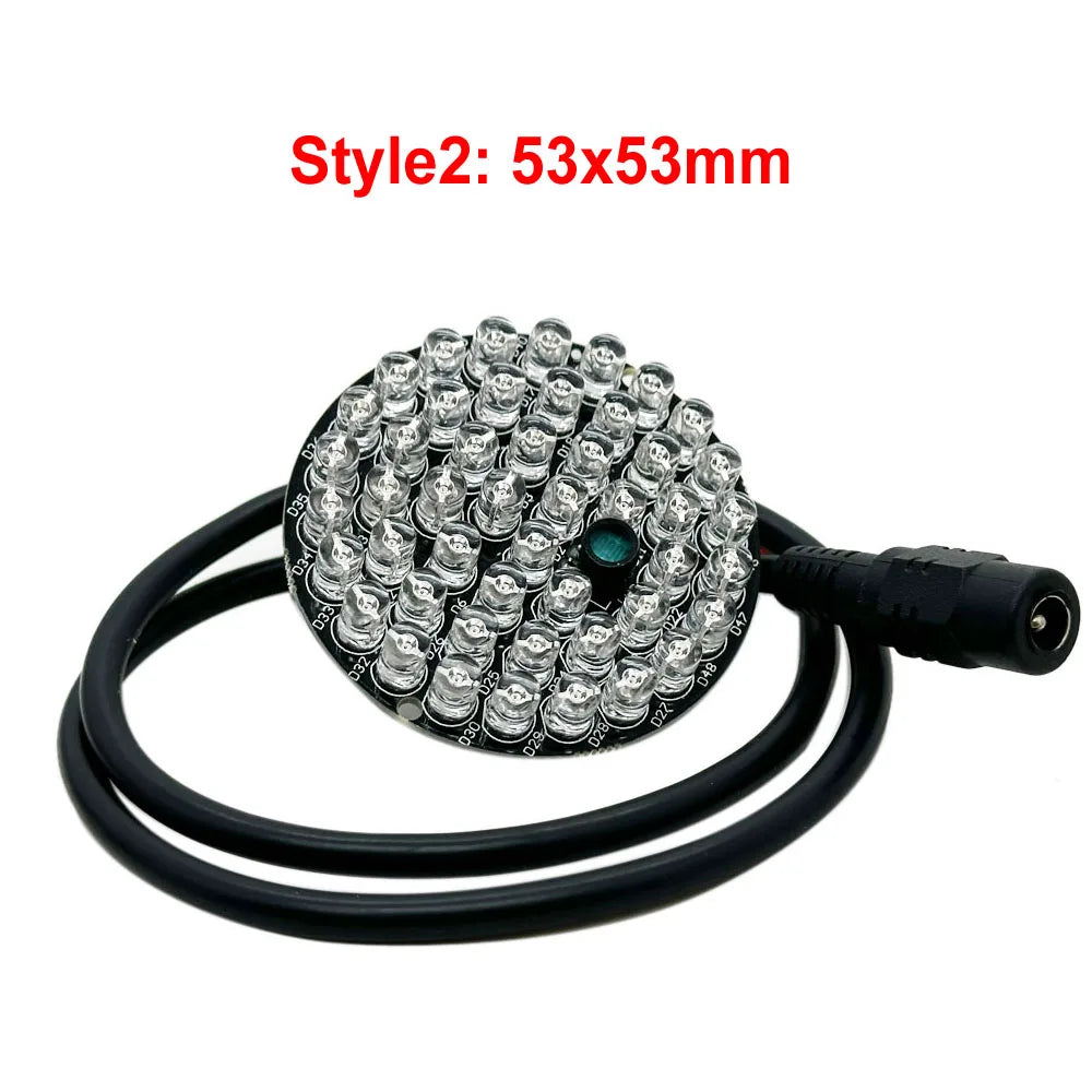 850nm CCTV Fill Light 90degree IR Infrared Night Vision Light 48PCS Leds cctv camera fill light Board