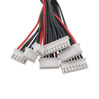 JST XH 2.54mm Pitch 2/3/4/5/6/7/8S Pin Male to Female Battery Balance Charger Silicone Wire Extension Lead Connector 20CM 22AWG