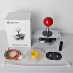 Original Japan Sanwa Joystick JLF TP 8YT Fighting Rocker With Topball 5pin Wire Jamma Arcade Vending Game PC PS3 XBOX Kit DIY