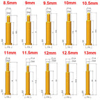 5Pcs Battery Spring Loaded Pogo Pin Connector SMD Needle PCB Height 2 3 4 5 6 7 8 9 10 11 12 13 14 16 17 18 22 MM Test Probe