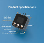 3-in-1 CO2 Monitor Air Quality Detector 10000ppm High Accuracy NDIR Sensor Temperature Humidity Tester USB Data Logger