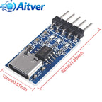 FT232RL CH340N Type C USB to TTL UART Module 3.3V 5V Serial Adapter with Dupont Cable for Arduino ESP32 ESP8266 STM32