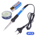 Adjustable Temperature 220V 60W Soldering Iron Set DIY Circuit Welding Repair Tool Household Set Internal Heating Temperature