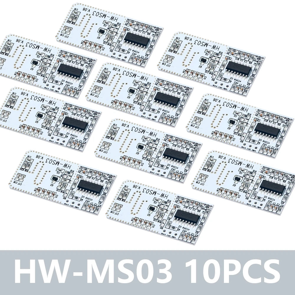 1~10PCS High Performance Motion Sensor Module Radar Motion Sensor HW-MS03 HW-MS07 2.4GHz to 5.8GHz Microwave Radar Sensor Module