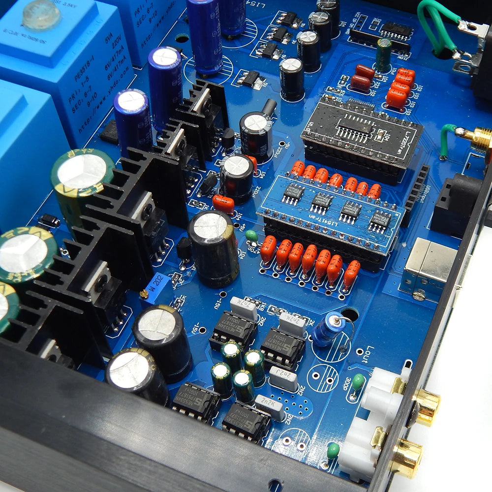 TDA1541 I2S IIS DOP Coaxial Fiber SPDIF Digital Audio DAC Decoder Board For HiFi home amplifier system Support 16Bit 48Khz
