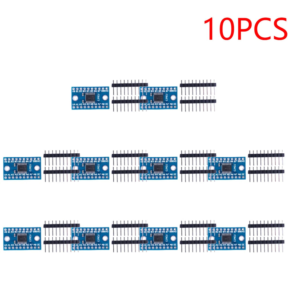 1-10PCS TXS0108E Logic Level Shifter Bi-Directional Module 3.3V 5V 8 Channel Voltage Level Translation Module for Raspberry Pi